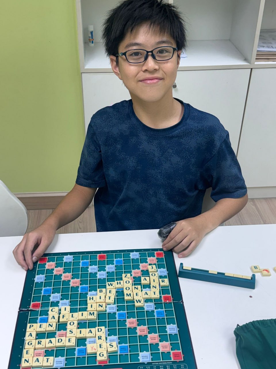 Teacher reviewing progress with student